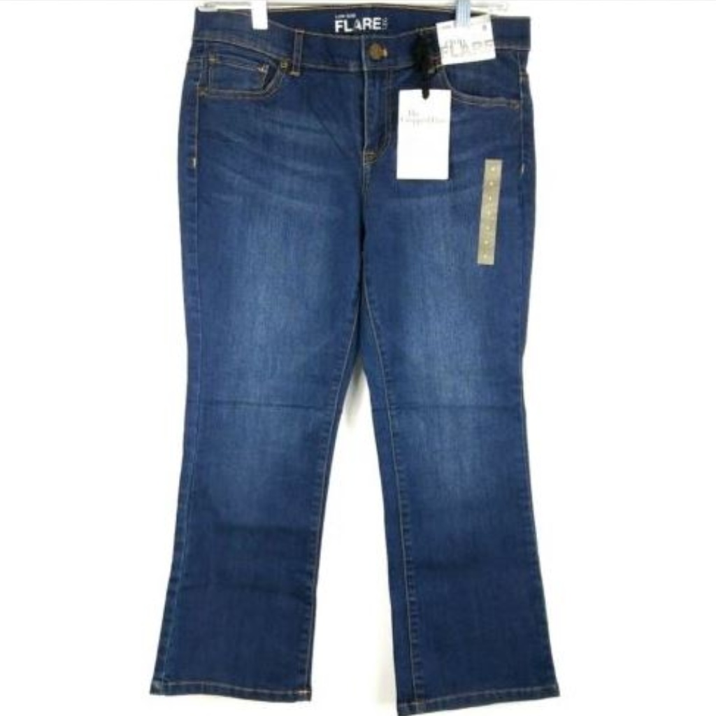 New York & Company Capris Jeans Size 8 Crop Flare
